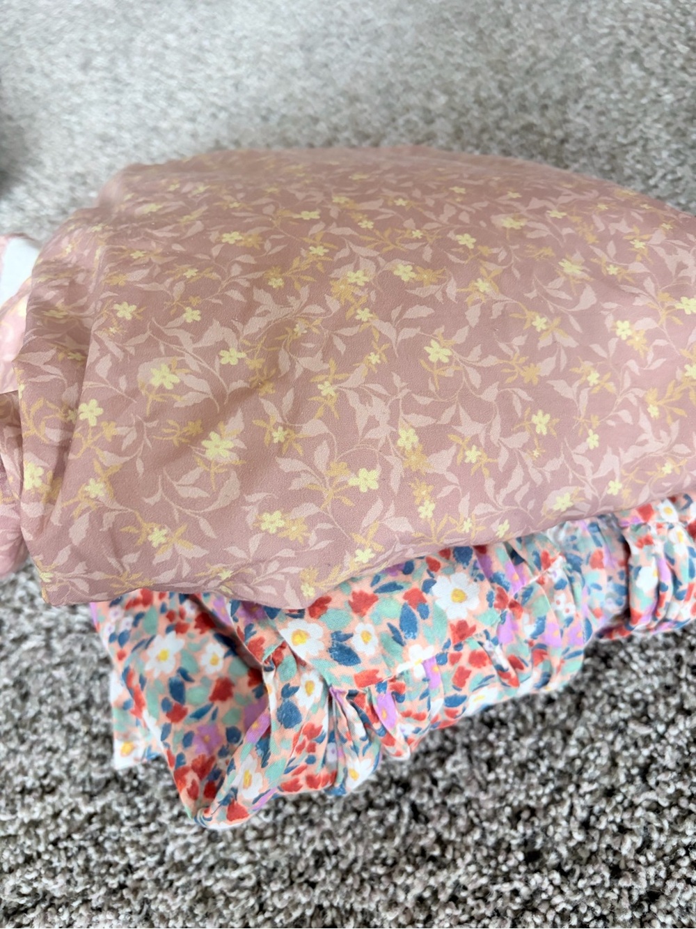 Pink Floral - Soft Pink Floral Skirt